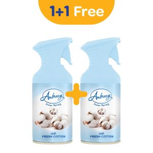 Ambreeze Air Freshener Aroma Therapy 250 ml Fresh Cotton 1 + 1 Free