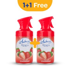 Ambreeze Air Freshener Aroma Therapy 250 ml Strawberry 1+1 Free