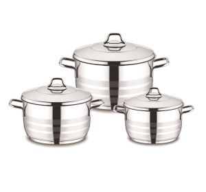 فيفالدي طقم ستانلس ستيل روز 6 قطع