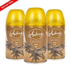 أمبريز معطر جو اوتوماتيك250 مل دهن العود (2+1 مجاناً)