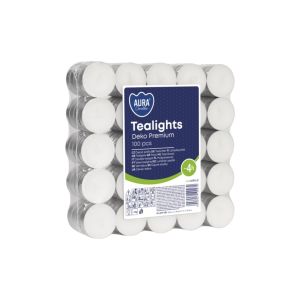 Aura Tea Light Deco Premium Wax 100 * 10 g