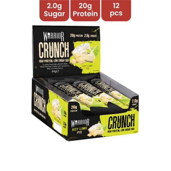 Warrior Crunch Protein Bar 64G Key Lime Pie - 12 pcs