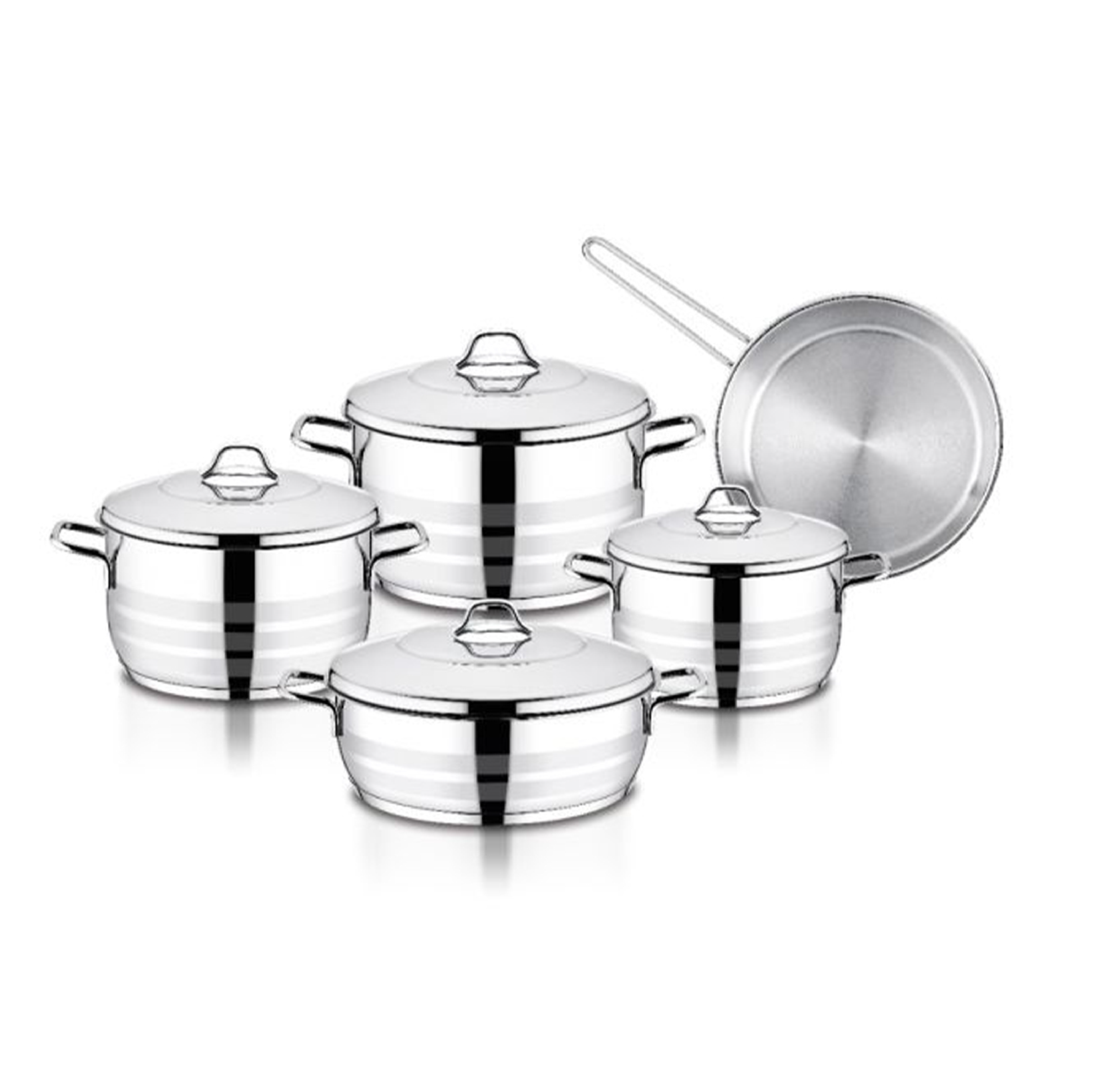 Vivaldi Stainless Steel Aster Set of 9 PCS