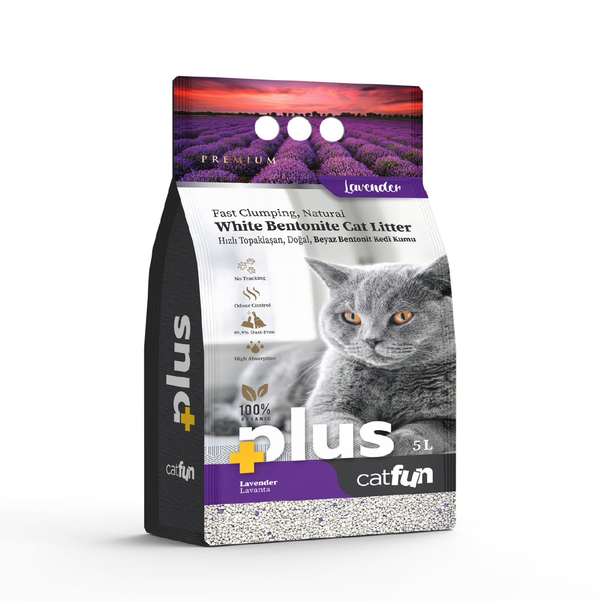 Cat Fun+ Cat Litter 5 Lt Lavender