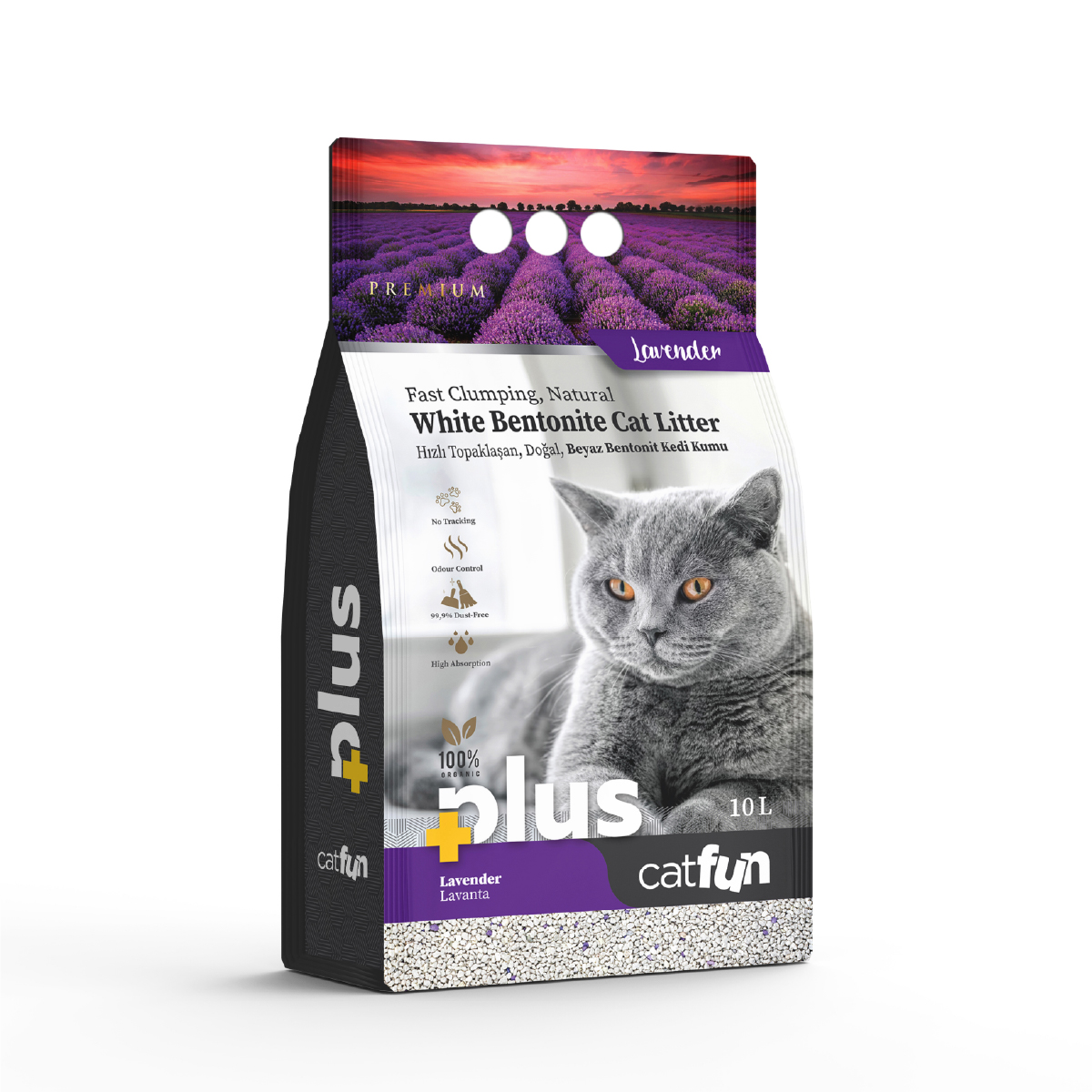 Cat Fun+ Cat Litter 10 Lt Lavender